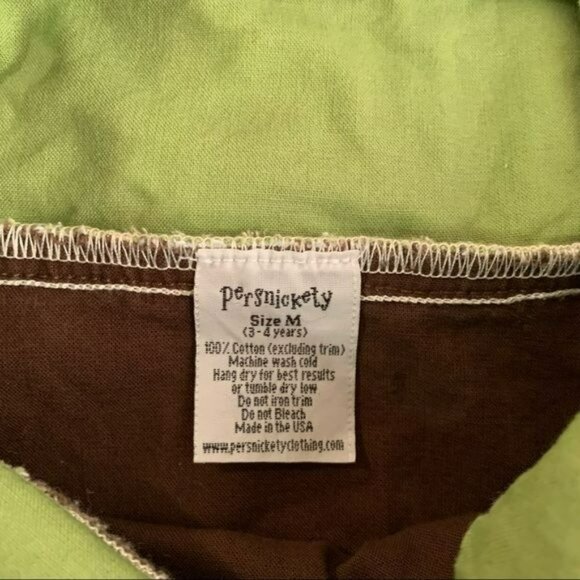 Persnickety Girls Ruffled Layered Dress M 3-4yr Multicolor Cotton Blend - Picture 3 of 6